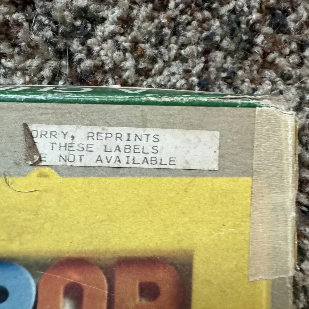Child Guidance missing cards